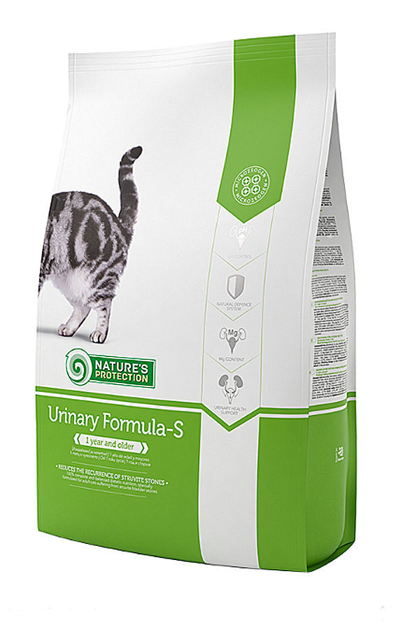 Nature’s Protection корм для профилактики и лечения мочекаменной болезни у взрослых кошек всех пород