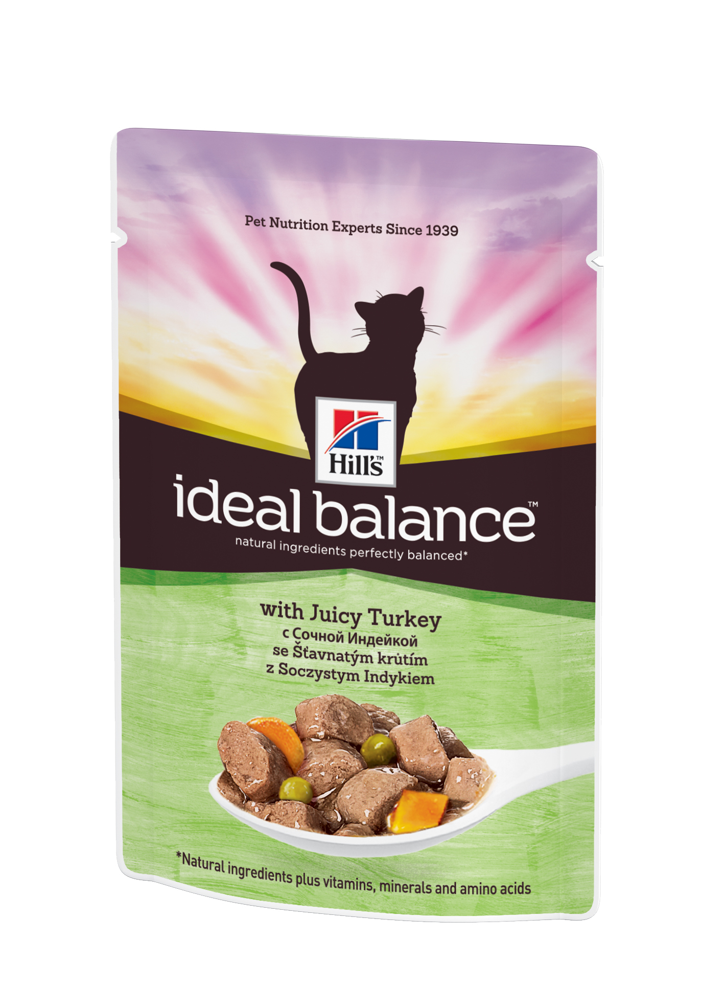Hill's Ideal Balance Feline Adult with Juicy Turkey wet