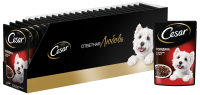 Cesar влажный корм для взрослых собак всех пород, с говядиной и овощами (28шт в уп)