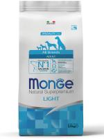 Monge Speciality Line корм для собак всех пород, низкокалорийный, лосось с рисом