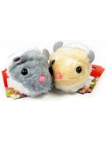 Beeztees Хомячок вибрирующий мягкая игрушка для кошек плюш разноцветный