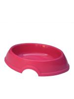 Zooexpress Миска для кошек овальная 300мл миска для кошек пластик разноцветный