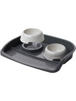 Ferplast Lindo кормушка-поилка подставка с мисками Party4 по 0.3л кормушка для собак пластик