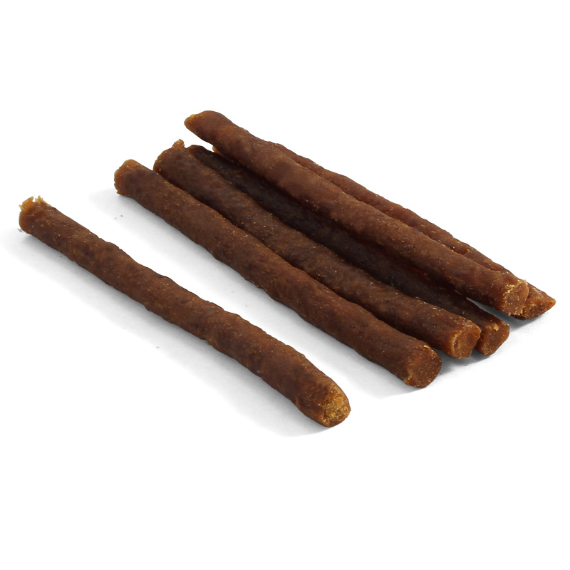 Triol лакомство для взрослых кошек всех пород, аппетитные колбаски из утки с лососем