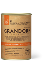 Grandorf влажный корм для взрослых собак всех пород, оленина и индейка в желе