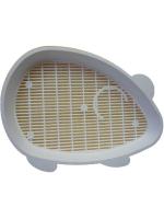 Zooexpress Туалет Мышка Лоток с решеткой лоток открытый для кошек цветной