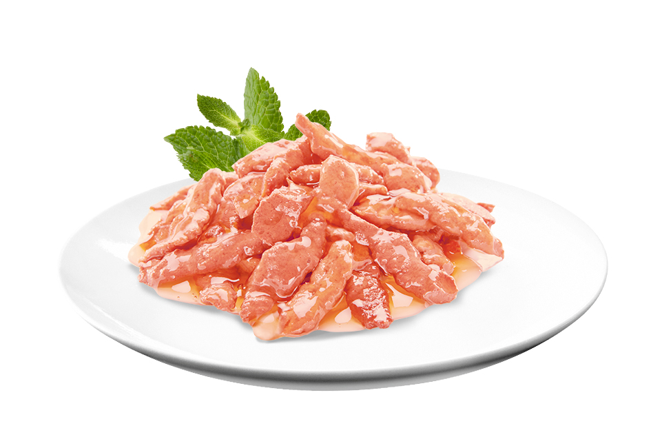 Sheba влажный корм для кошек, ломтики с лососем в соусе (28шт в уп) / 75 гр