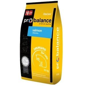 ProBalance корм для взрослых кошек всех пород, поддержка иммунитета, лосось