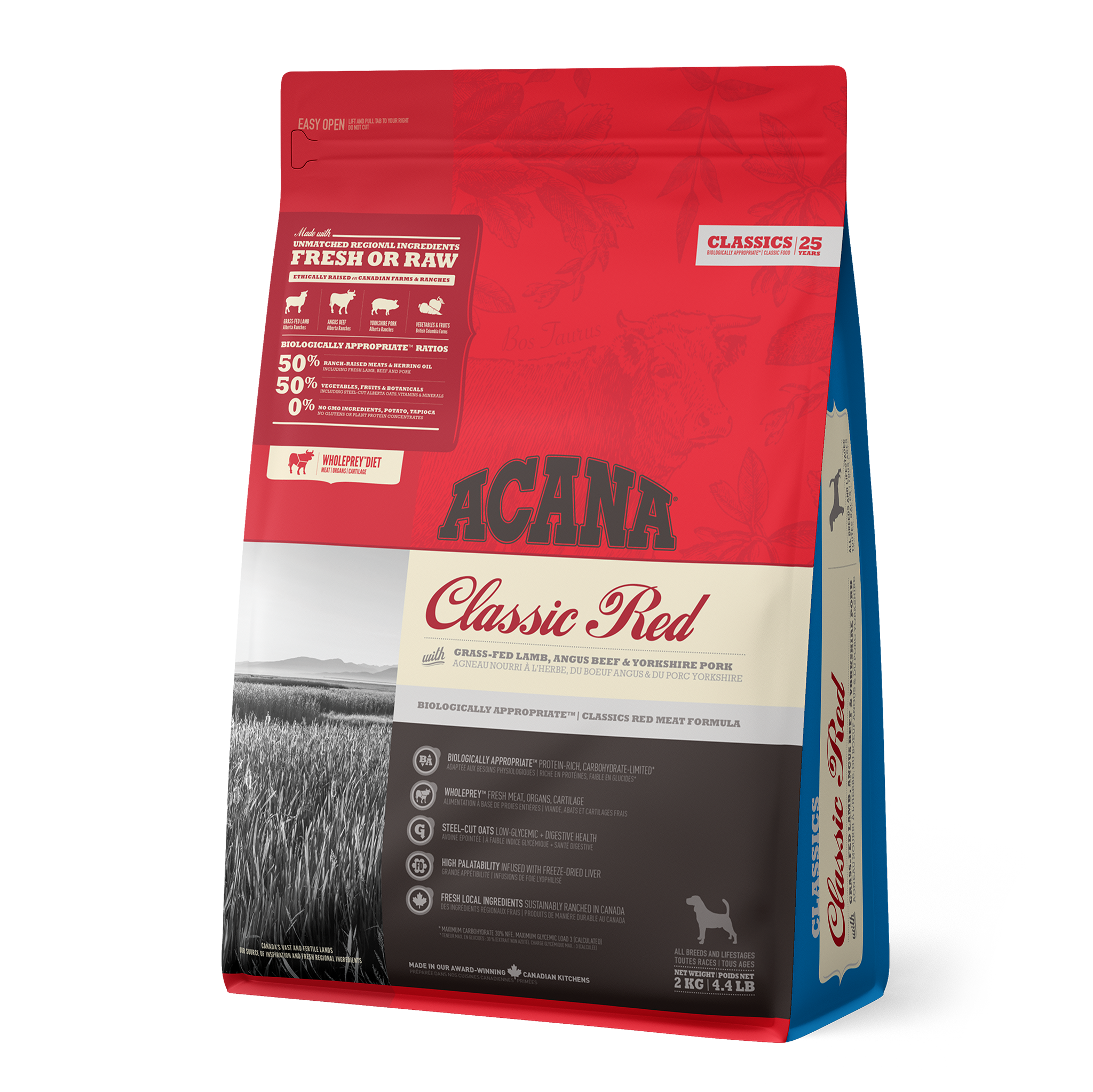 NS ACANA Classics Dog Classic Red Front Left 2kg