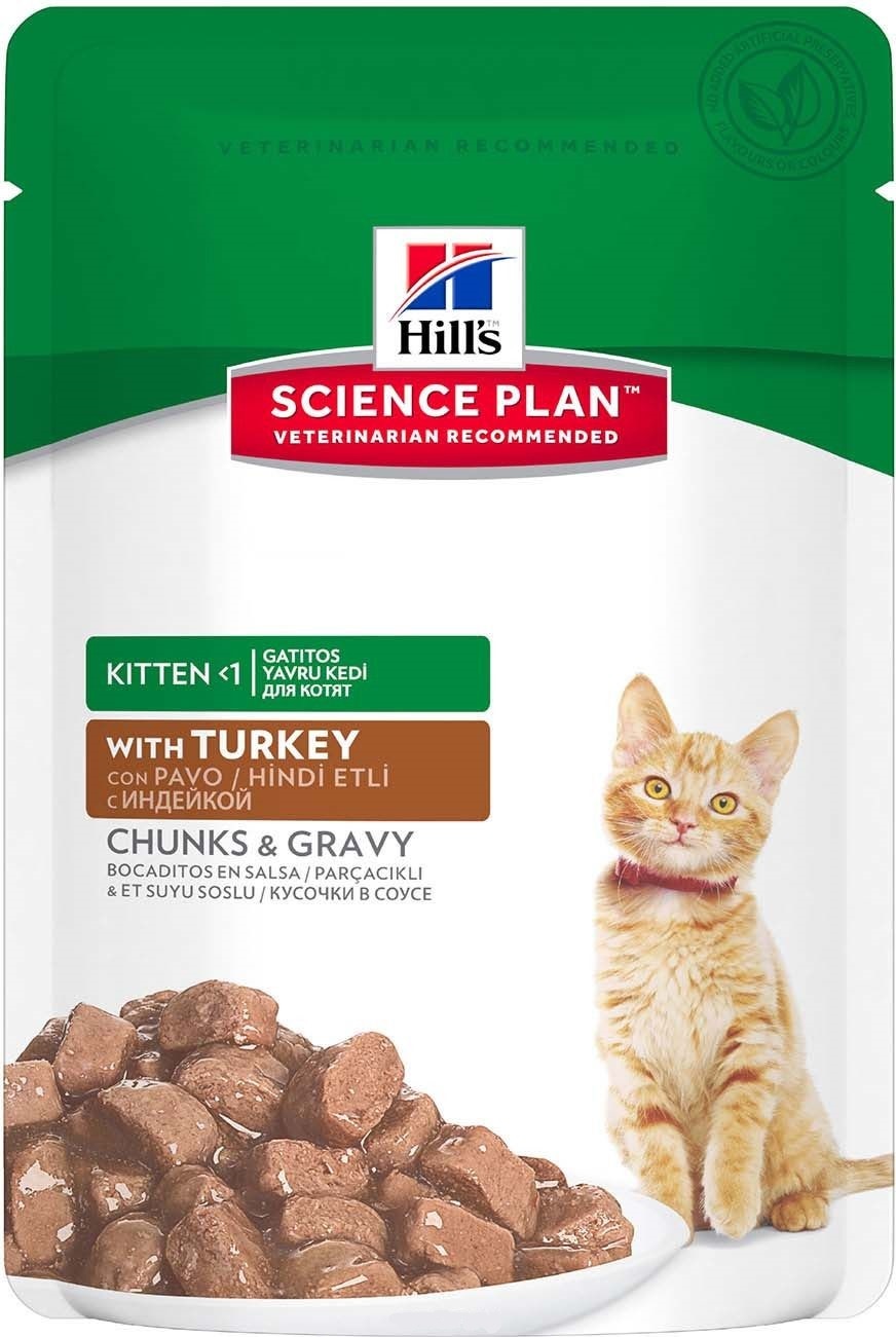Hill's Science Plan Kitten Healthy Development with Turkey Pouch