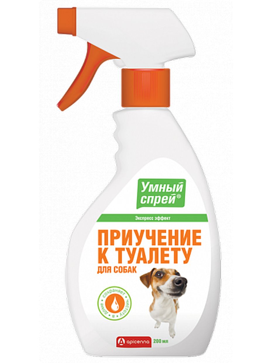 Apicenna Умный спрей для собак, приручение к туалету (200 мл)
