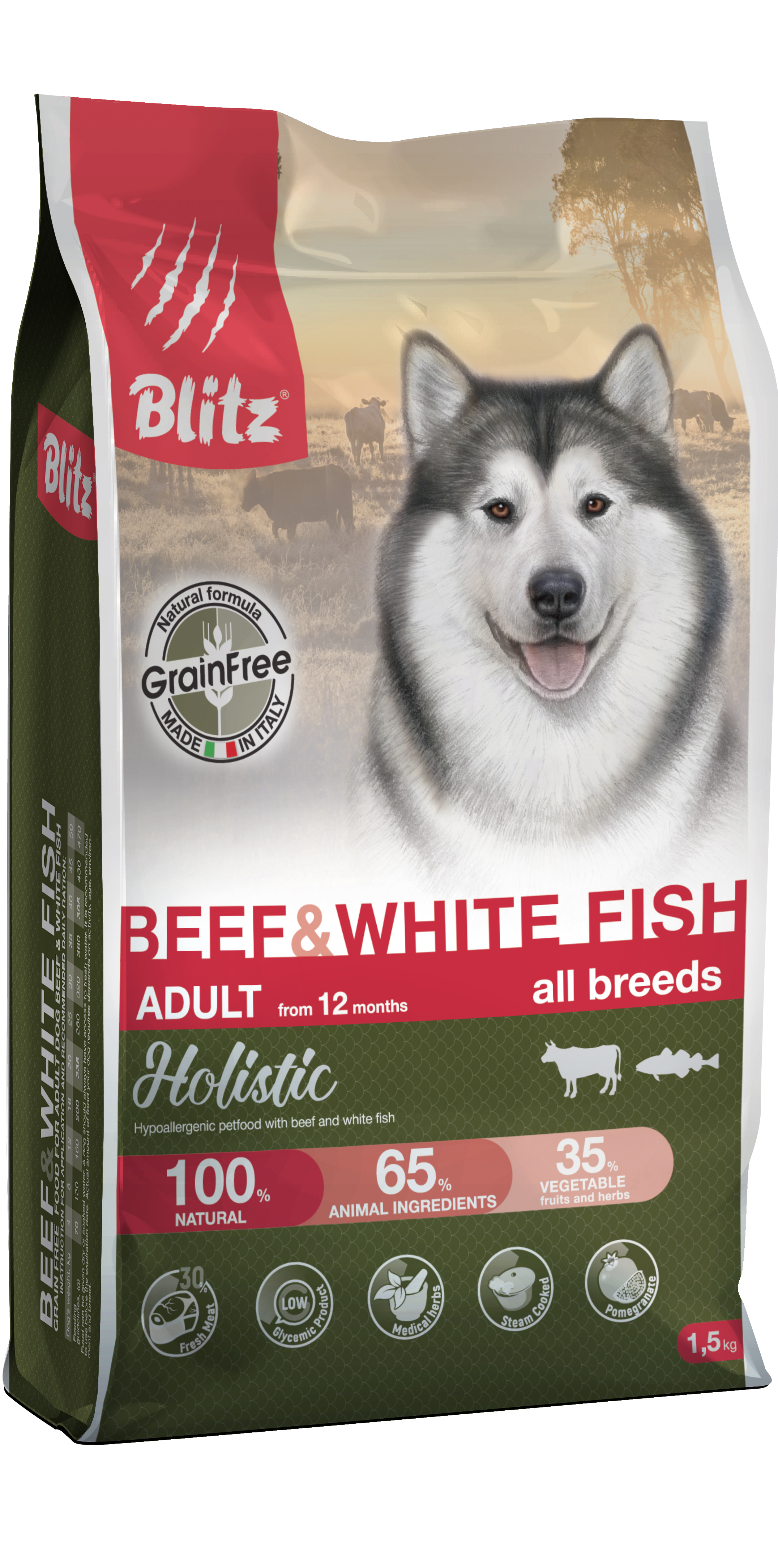BDD20-1-01500 BEEF & WHITE FISH 1.5kg face