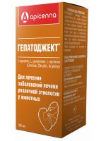 Apicenna Гепатоджект раствор для инъекций для животных, лечение заболеваний печени