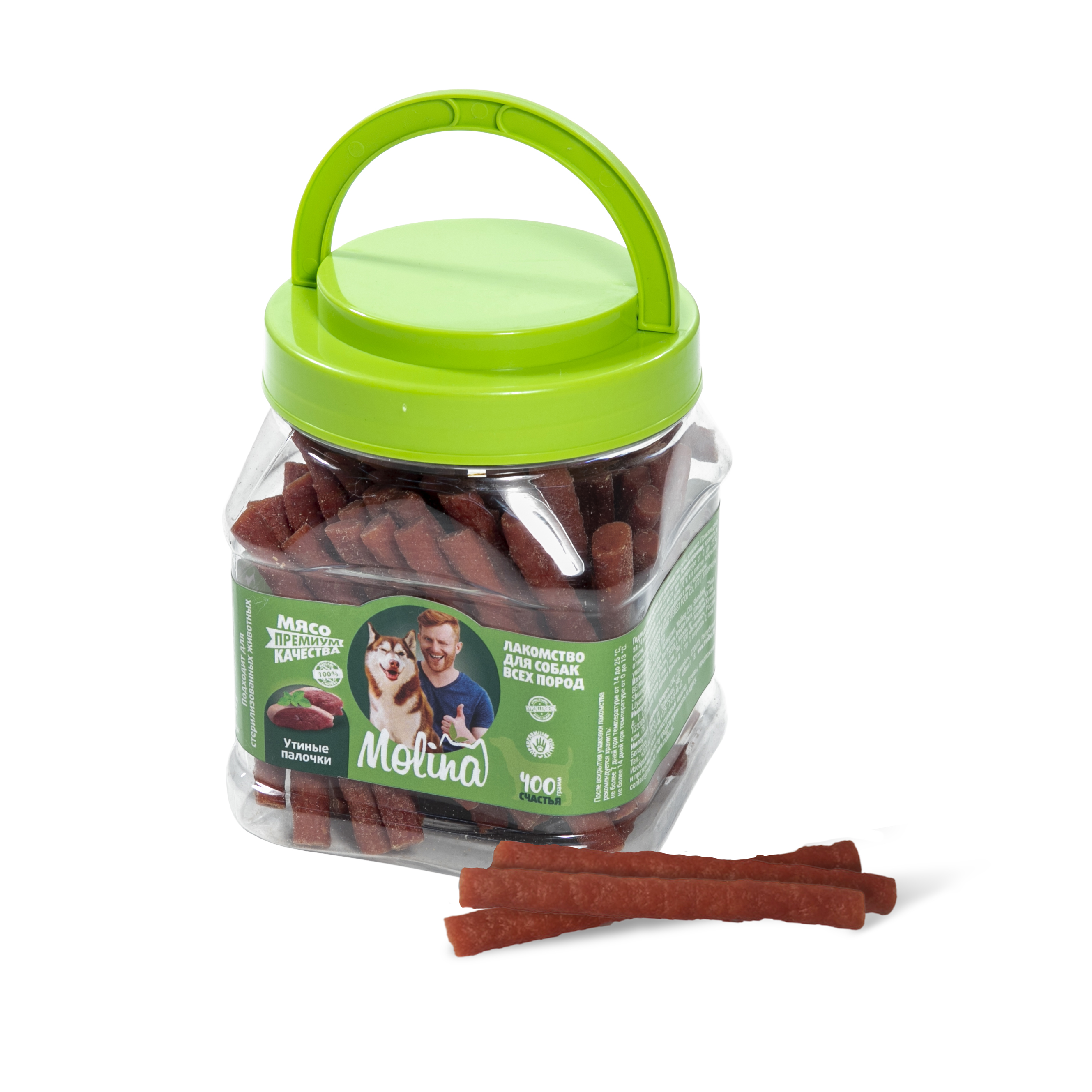 утиные палочки с кусочками