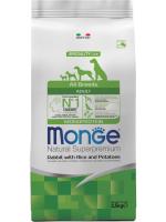 Monge Speciality Line корм для собак всех пород и возрастов, кролик с рисом и картофелем