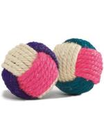 Beeztees Мяч с кошачьей мятой метательная игрушка для кошек сизаль разноцветный