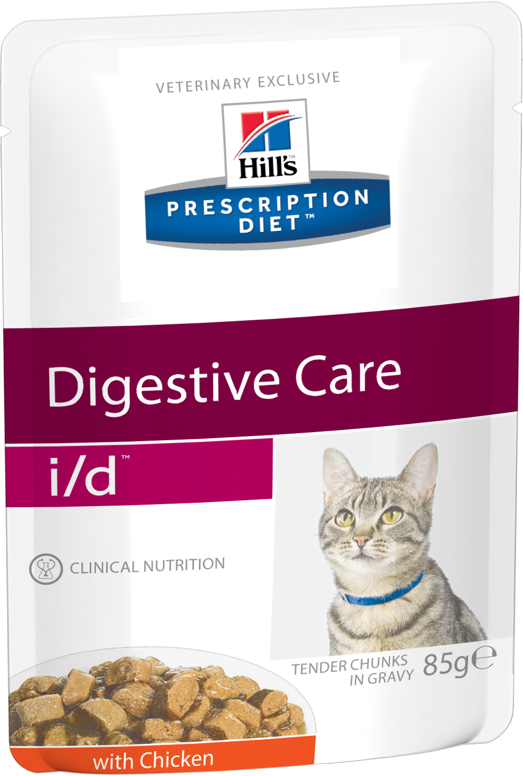 Hill's Prescription Diet I/D Feline Gastrointestinal Health in Gravy with Chiken