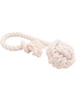 Doglike Мяч большой канат для собак текстиль белый