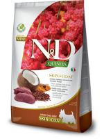 Farmina N&D Quinoa корм для собак мелких пород, беззерновой, здоровье кожи и шерсти, оленина с киноа