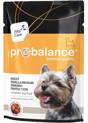 ProBalance влажный корм для взрослых собак малых и средних пород, поддержка иммунитета