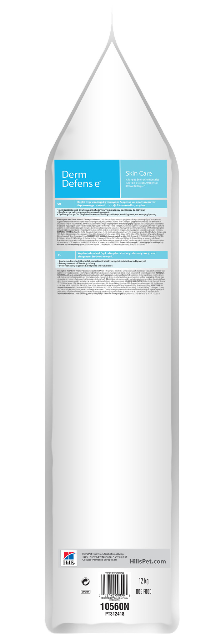 Hill's Prescription Diet Derm Defense Skin Care