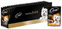 Cesar влажный корм для взрослых собак всех пород, жаркое с уткой (28шт в уп)