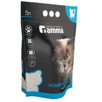 Gamma наполнитель для кошачьих туалетов, бентонитовый комкующийся