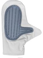 Beeztees Рукавица с шипами на руку для чистки шерсти водонепроницаемая, белый