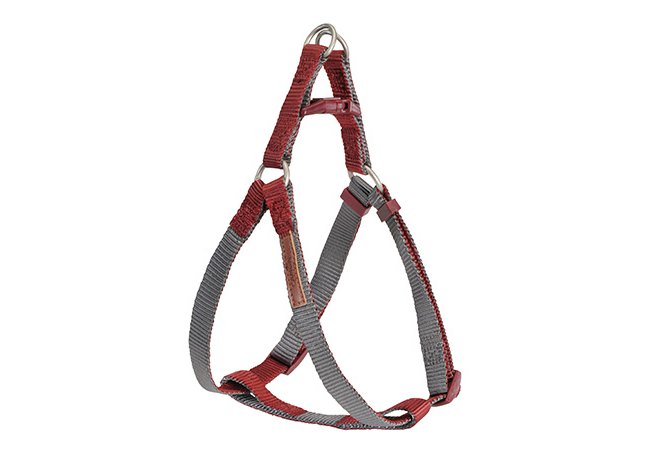 Camon шлейка регулируемая двухцветная, 25x600-1000 мм серая, красная