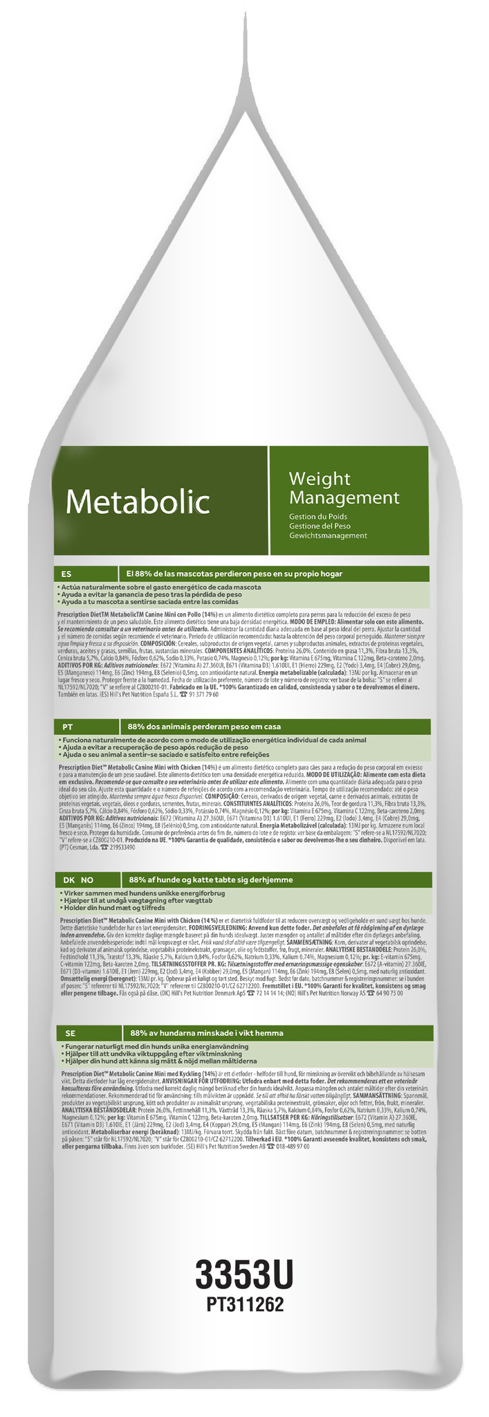 Hill's Prescription Diet Metabolic Mini Weight Management