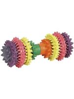 Beeztees Гантель шипованная с запахом мяты для ухода за зубами жевательная игрушка для собак