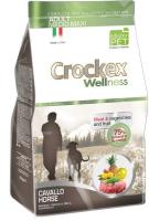 CROCKEX Wellness корм для взрослых собак средних и крупных пород, конина с рисом