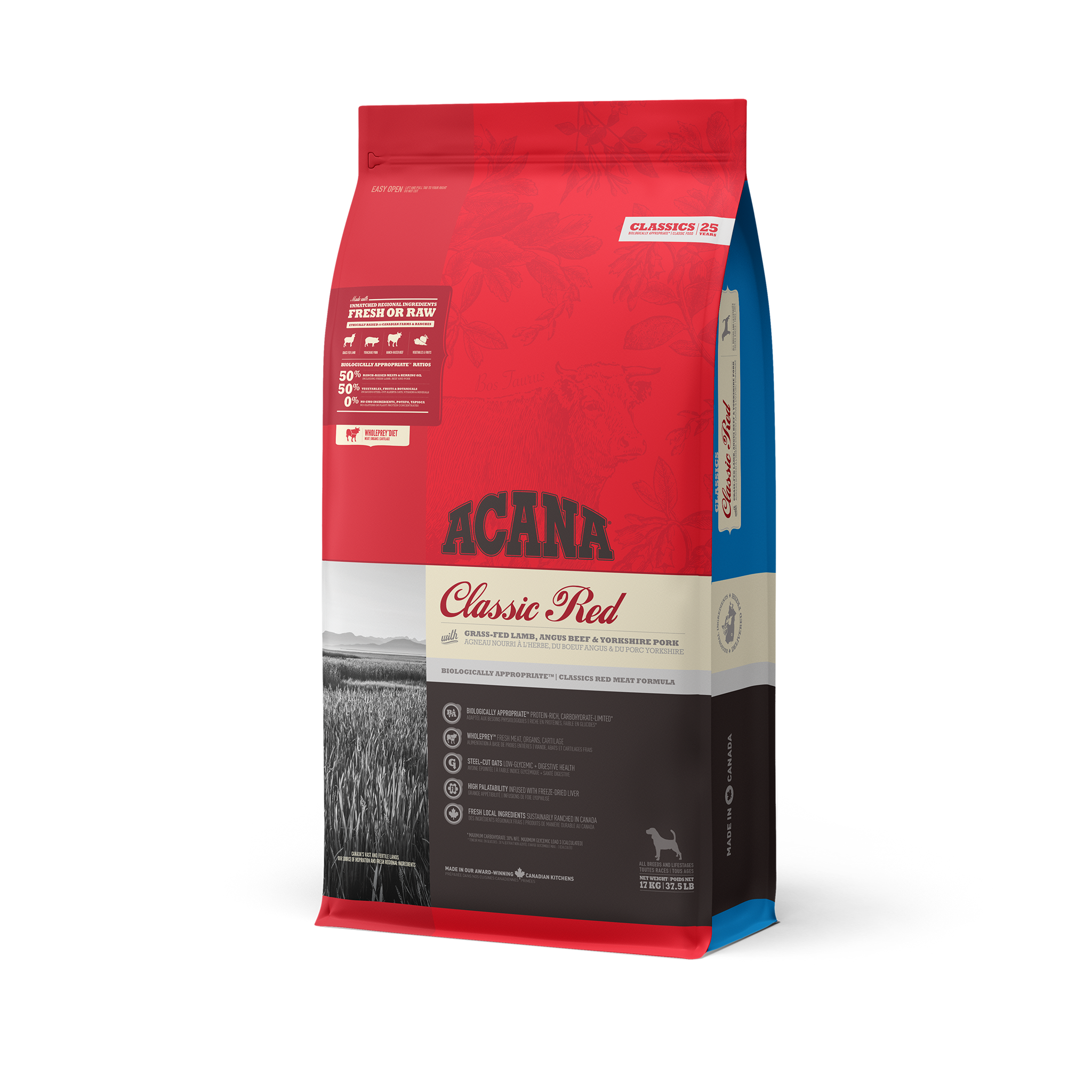 NS ACANA Classics Dog Classic Red Front Left 17kg