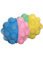 Triol Мяч-мина двухцветный зефирный набор метательная игрушка для кошек винил цветной