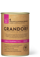 Grandorf влажный корм для взрослых собак всех пород, мясо буйвола и телятина в желе