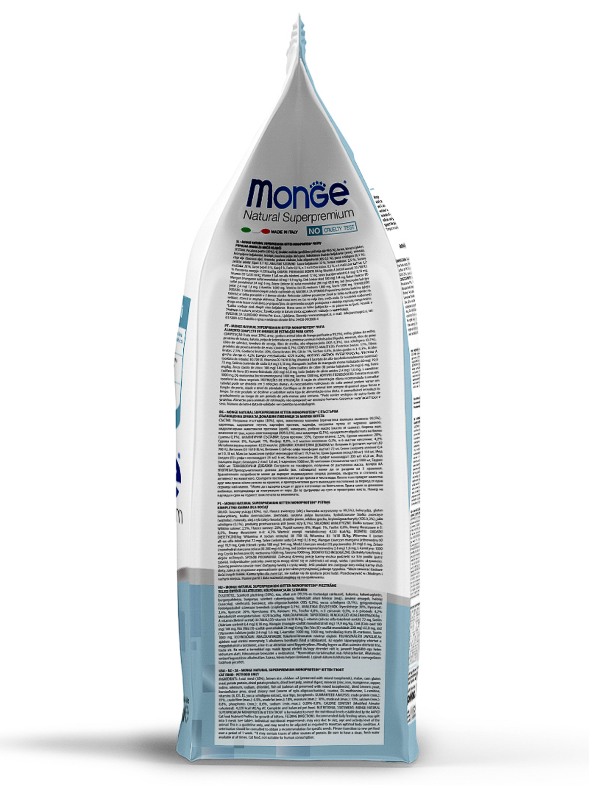 Monge Cat Kitten Monoprotein корм для котят всех пород, форель / 400 гр