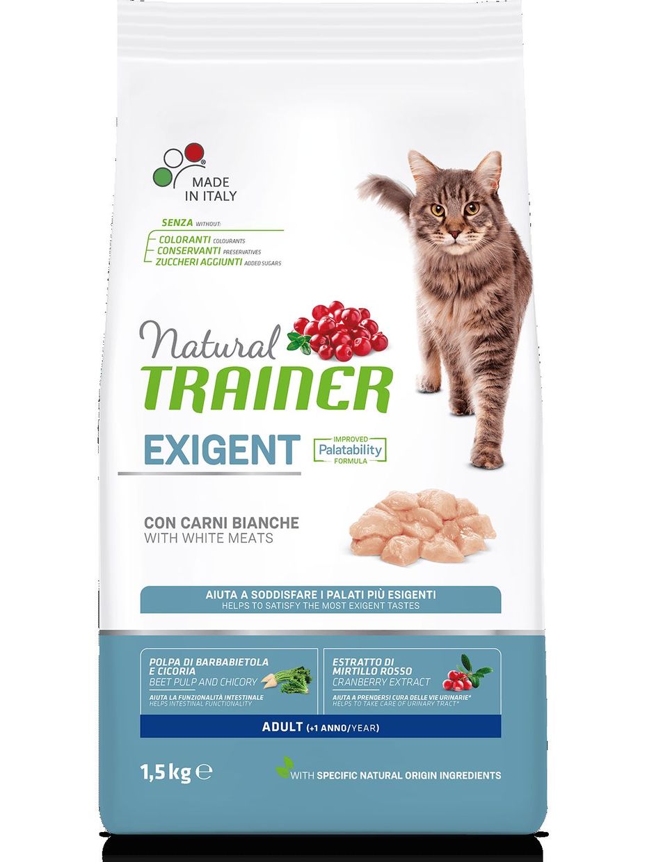 Trainer Natural корм для привередливых кошек со свежим белым мясом