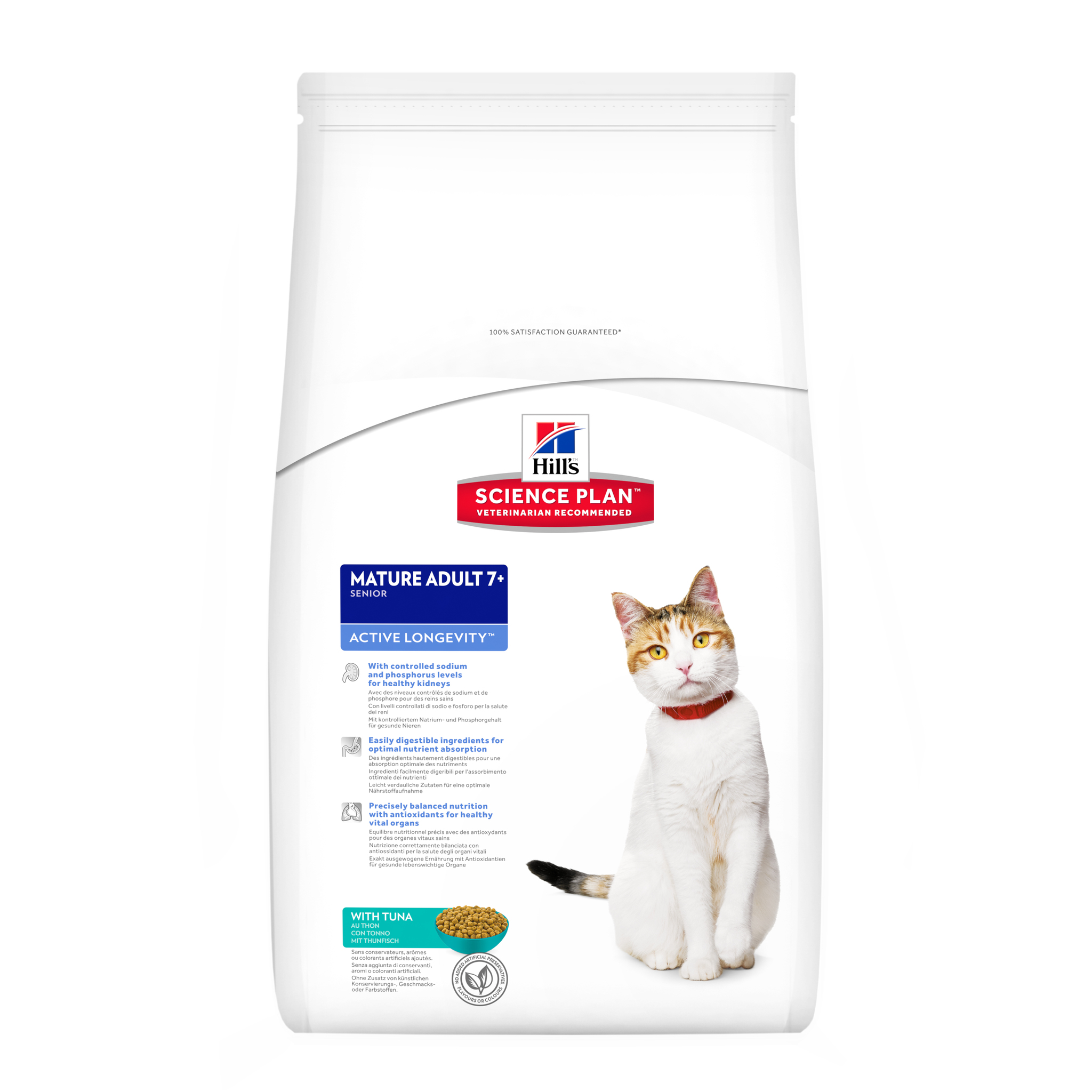 Hill's Science Plan Feline Mature Adult 7+ Active Longevity with Tuna