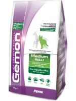 Gemon корм для взрослых собак средних пород, ягненок с рисом