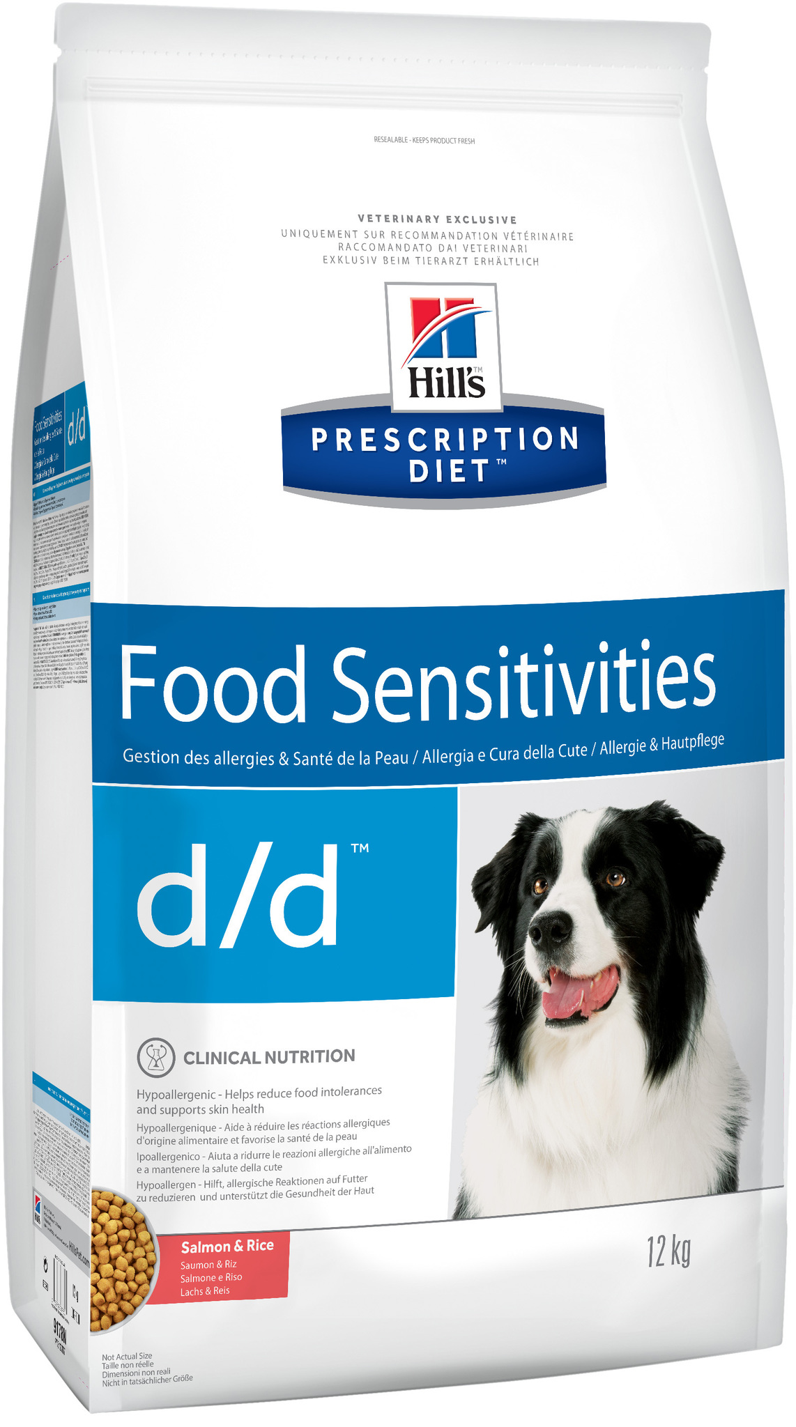Корм для собак Hill's Prescription Diet D/D Canine Skin Support Salmon & Rice dry