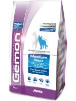 Gemon корм для взрослых собак средних пород, тунец с рисом