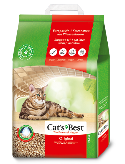 Cats Best Original  Древесный комкующийся наполнитель