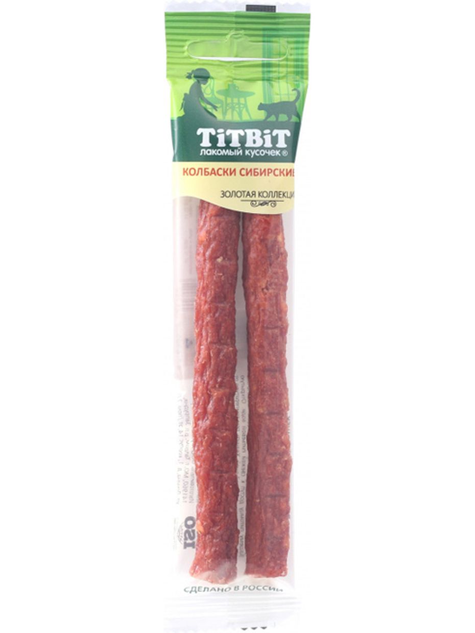 Titbit Колбаски Сибирские Золотая коллекция лакомство для кошек