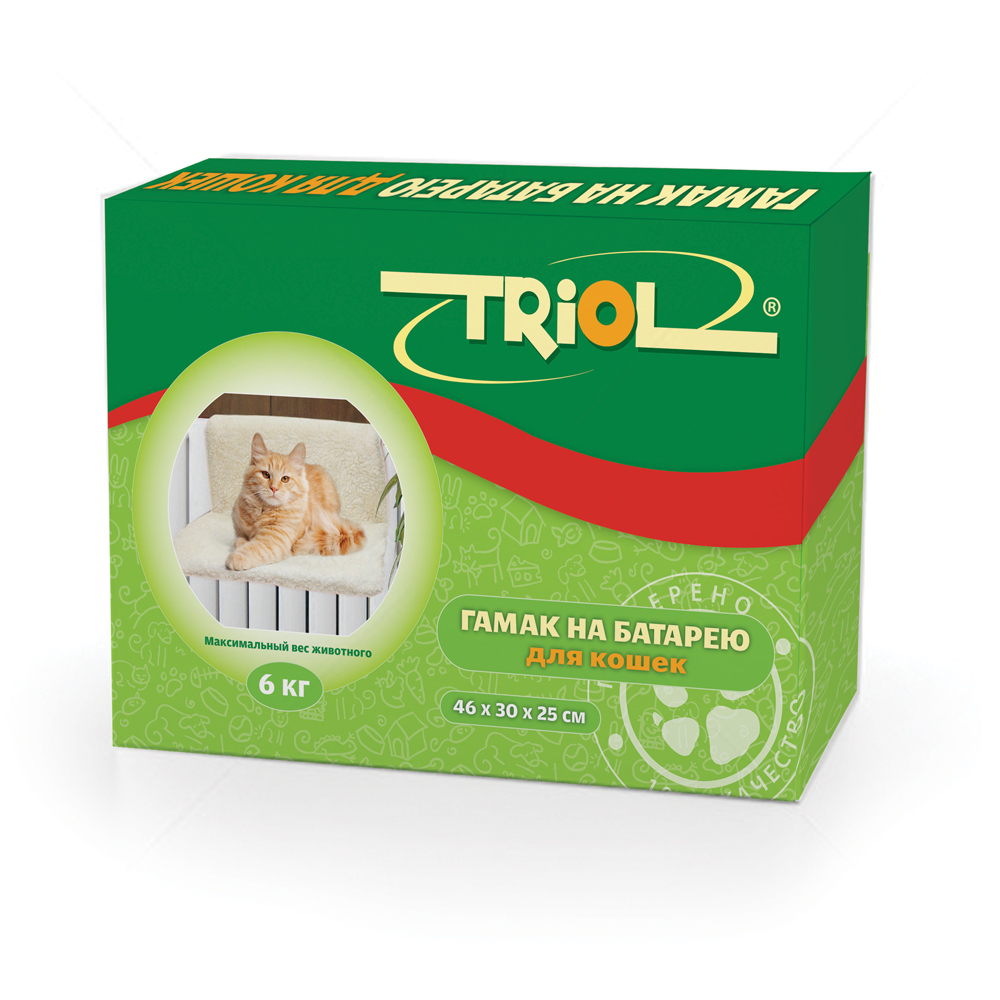 Triol гамак на батарею для кошек