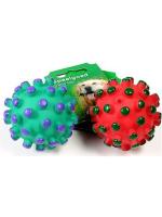 Beeztees Мяч с шипами метательная игрушка для собак винил разноцветный