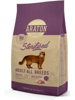 Araton корм для стерилизованных кошек с мясом птицы