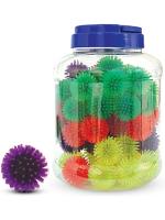 Triol Мяч-шуршик метательная игрушка для кошек латекс цветной