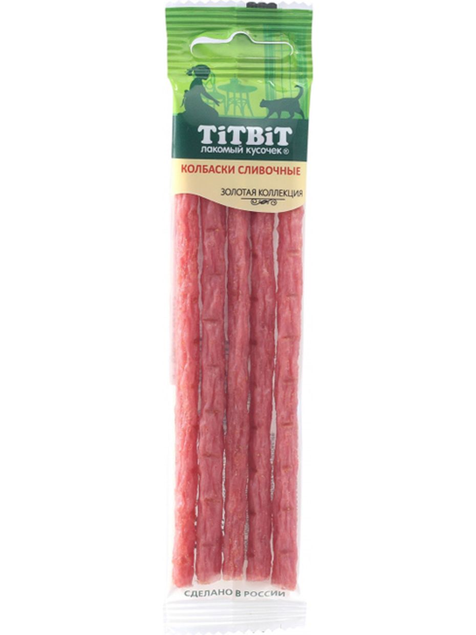 Titbit Колбаски Сливочные Золотая коллекция лакомство для кошек