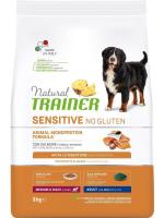 Trainer Natural корм для собак средних и крупных пород с чувствительным пищеварением, лосось