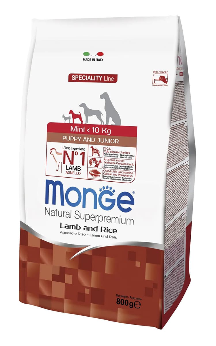Monge Dog Speciality Mini Puppy Lamb 0.8
